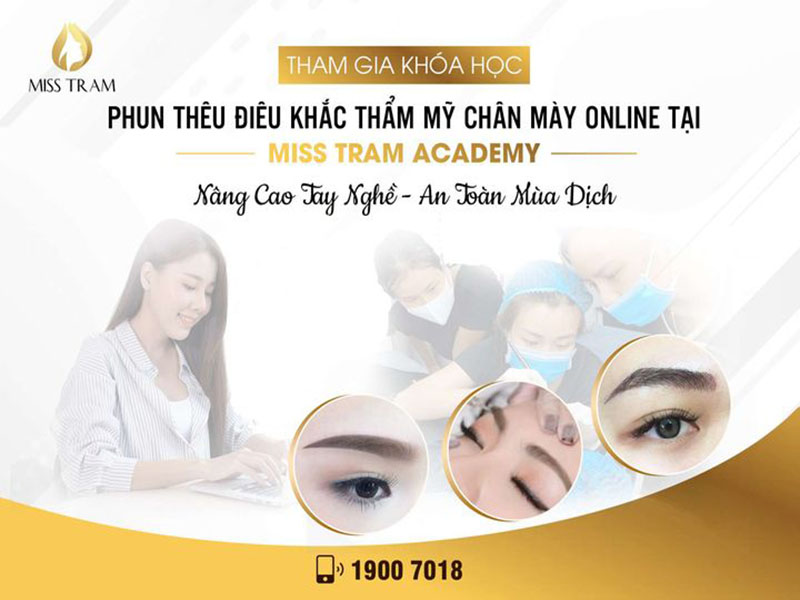 khóa học phun thêu thẩm mỹ online