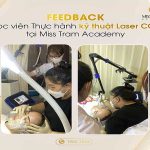 Học Viên Thực Hành Với Máy Laser CO2 Tại Miss Tram