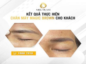 Quá Trình Làm Mày Magic Brown Cho Khách