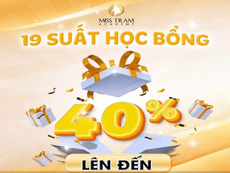 Học Bổng Đến 40% Trong Khóa Phun Xăm Tháng 8