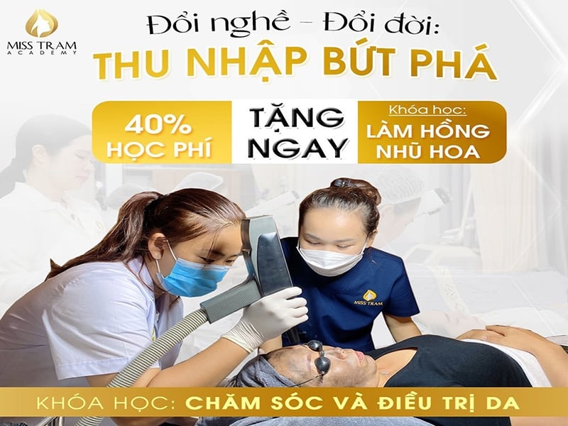 Đổi Nghề – Đổi Đời: Thu Học Bức Phá Khi Học Khóa Chăm Sóc Da