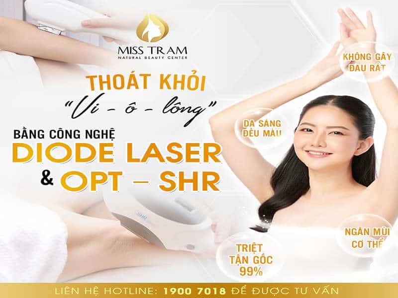 Thoát Khỏi Lông Với Công Nghệ DIODE LASER & OPT – SHR