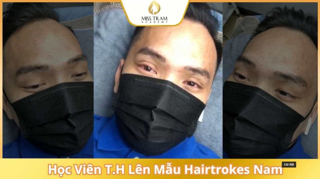 Học Viên T.H Lên Mẫu Hairstroke Nam