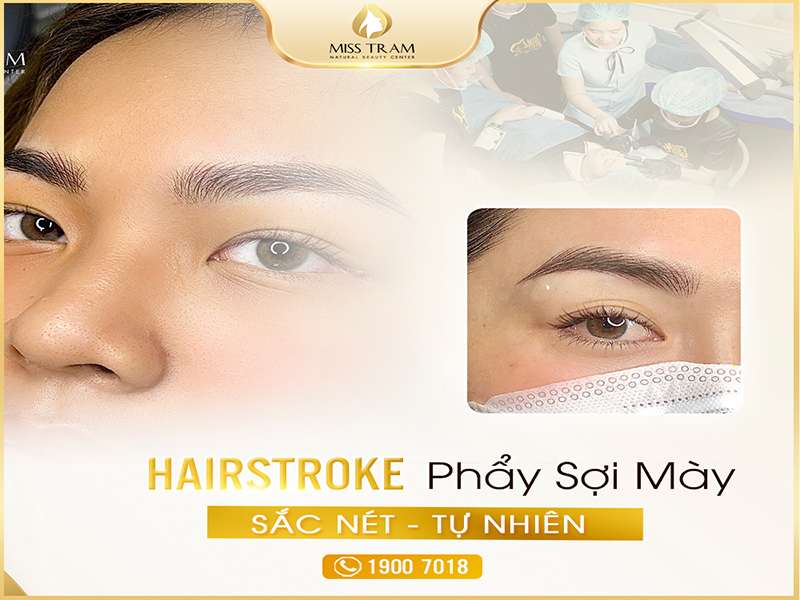 Kỹ Thuật Hairstroke Tạo Sợi Mày Tự Nhiên – Mềm Mại