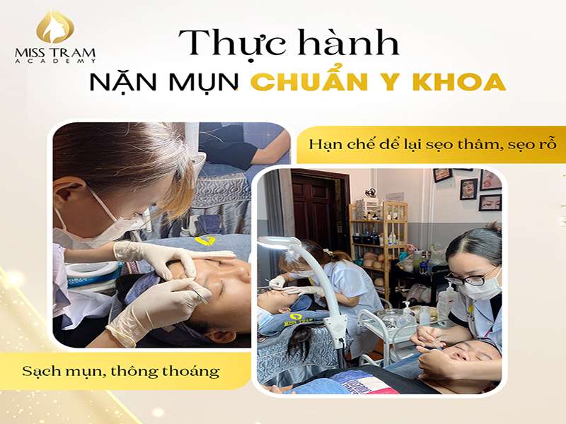 Tiến Hành Kỹ Thuật Nặn Mụn Chuẩn Y Khoa