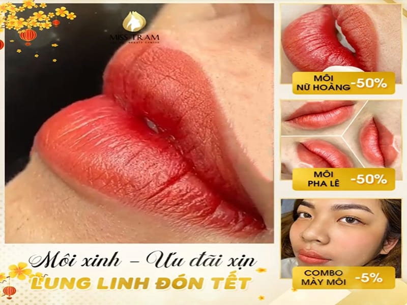 Môi Hồng – Ưu Đãi Đậm Sâu: Lung Linh Đón Tết Xinh