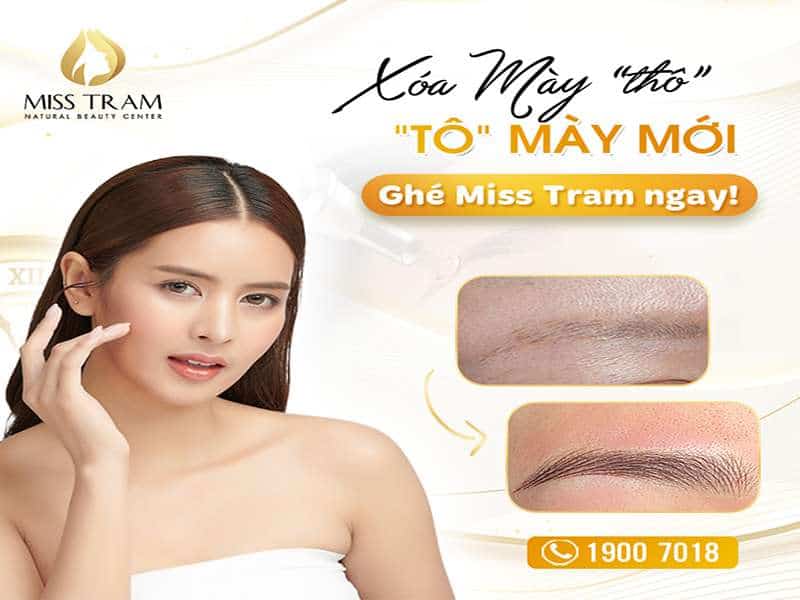 Ghé Miss Tram “Hô Biến” Xóa – Sửa Mày Xinh Như Mới