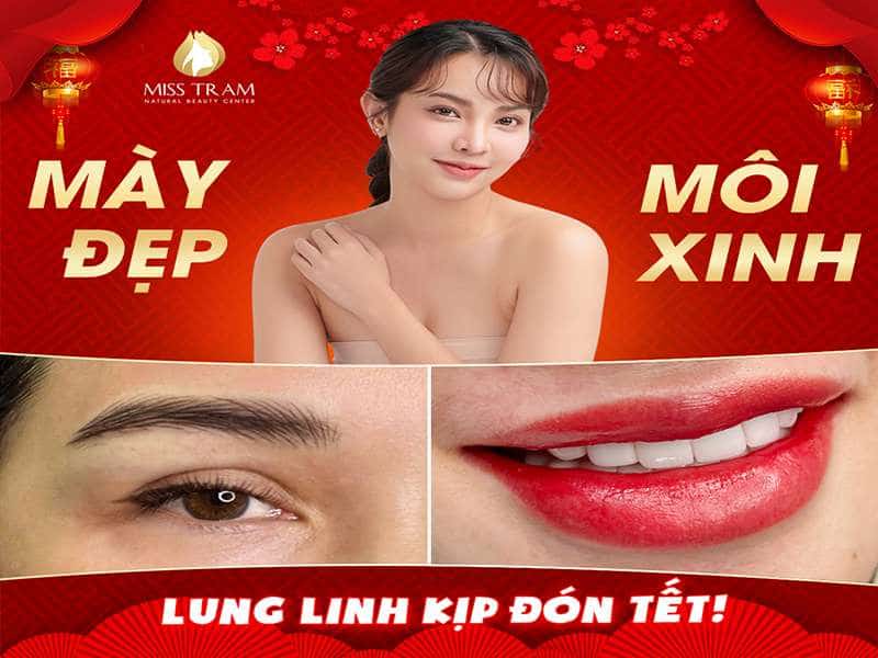 Mày Xinh, Môi Nhuận Sắc – Tươi Tắn Kịp Đón Tết