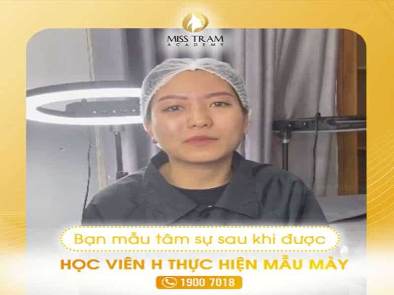 Bạn Mẫu Tâm Sự Sau Khi Được Học Viên H Thực Hiện Mẫu Mày