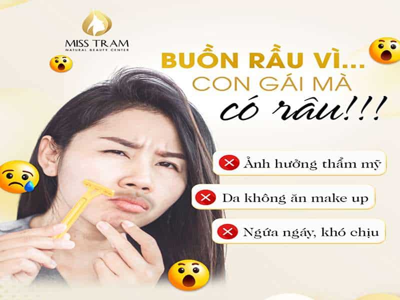 Đánh Bay Nổi Ám Ảnh “Râu” Ở Bạn Nữ