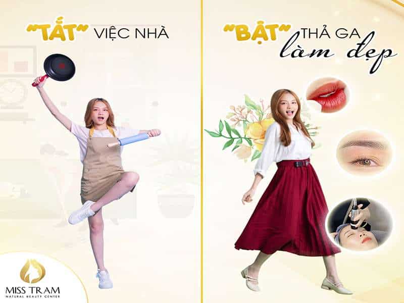 “Tắt” Việc Nhà – “Bật” Thả Ga Làm Đẹp 