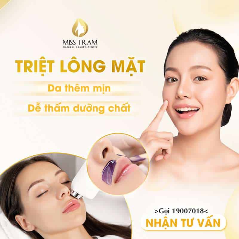 Triệt Lông Mặt: Da Thêm Mịn – Dễ Dàng Thấm Dưỡng Chất
