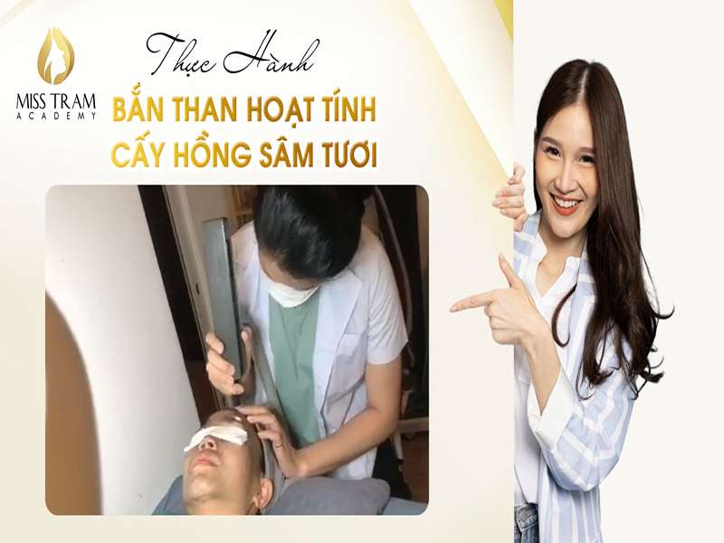 Học Kỹ Thuật Bắn Than Hoạt Tính Và Cấy Hồng Sâm Tươi