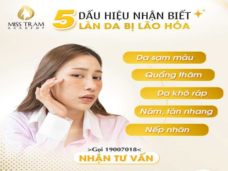 5 Dấu Hiệu Nhận Biết Làn Da Bị Lão Hóa