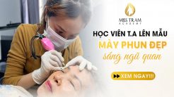 Học Viên T.A Chinh Phục Mẫu Phun Mày Đẹp