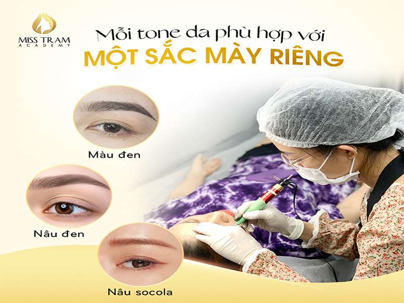 Mỗi Tone Da Sẽ Phù Hợp Với Một Sắc Mày Riêng