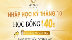 Nhập học kỳ tháng 10: Hưởng học bổng lên đến 40%