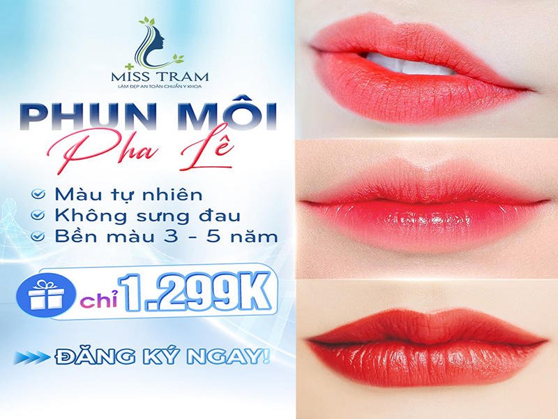 Phun Môi Pha Lê Giá Ưu Đãi Chỉ Từ 1.299K